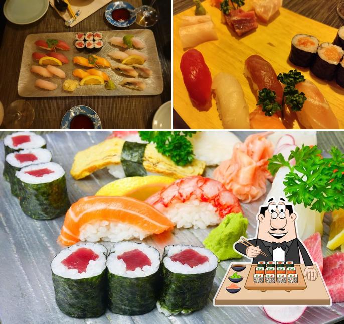 Prenditi le diverse opzioni di sushi