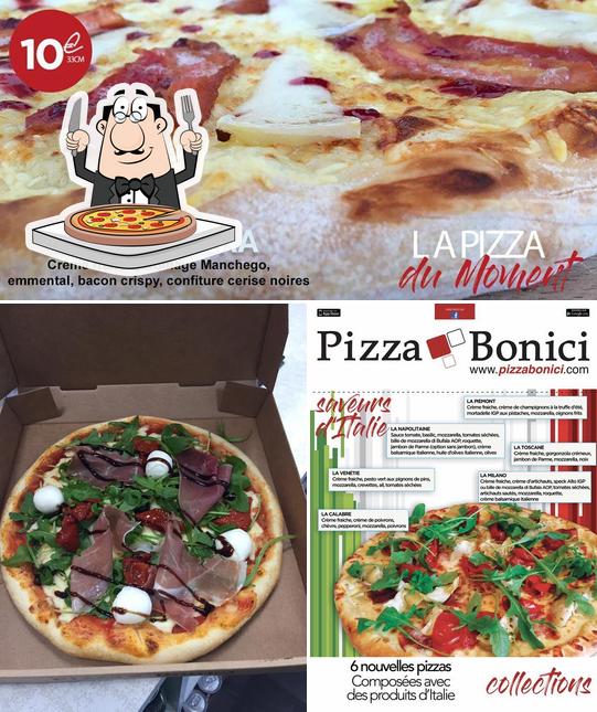 Choisissez des pizzas à Pizza Bonici Lézignan-Corbières