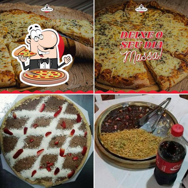 Peça diferentes estilos de pizza