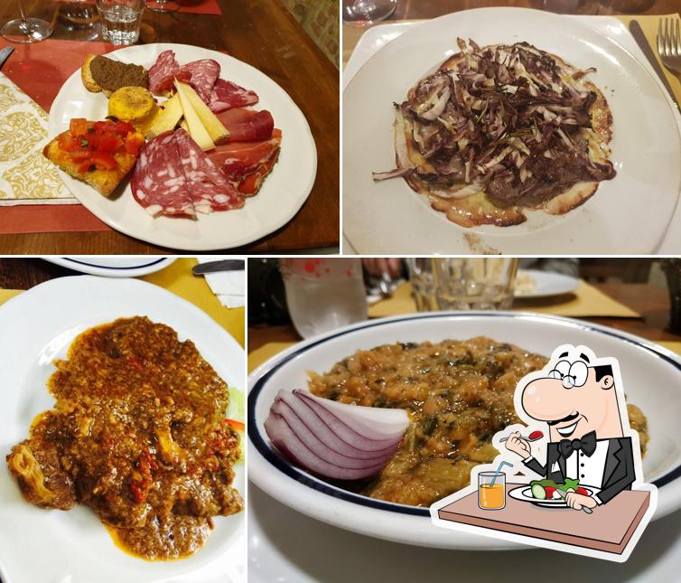 Platti al TRATTORIA I BARBERI