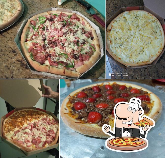 Escolha diversos tipos de pizza