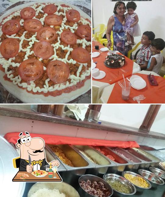 Comida em Parada Da Pizza