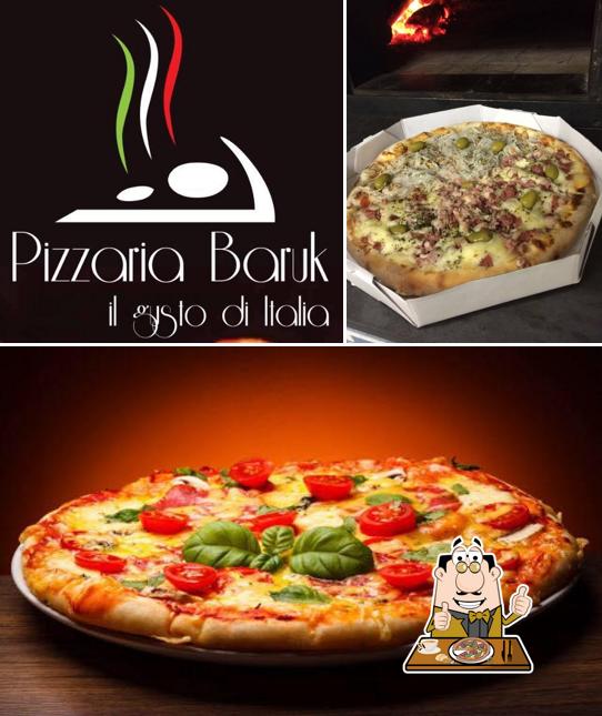 No Pizaria Baruk, você pode degustar pizza