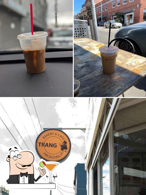 The photo of Trang Bakery and Cafe’s drink and exterior