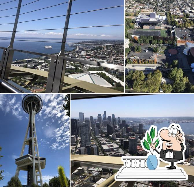 Check out how SkyCafe Observation Deck at The Space Needle looks outside