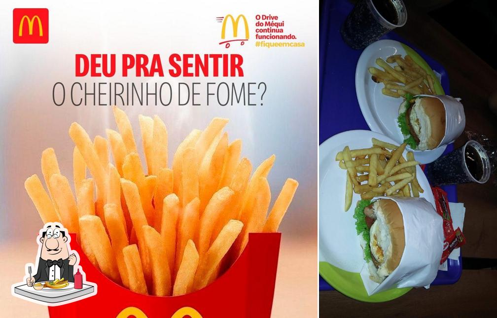 Peça batatas fritas no McDonald's