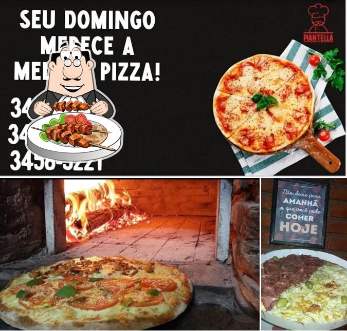 Comida em Pizzaria Piantella