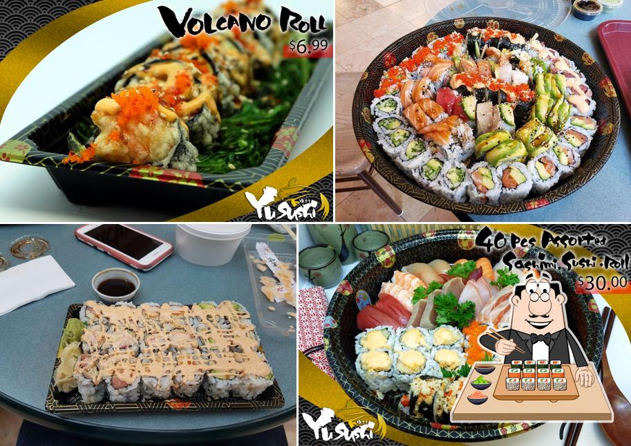 Commandez de nombreuses options de sushi