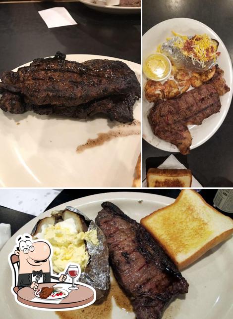 Pick meat meals at Brandin Iron Steakhouse