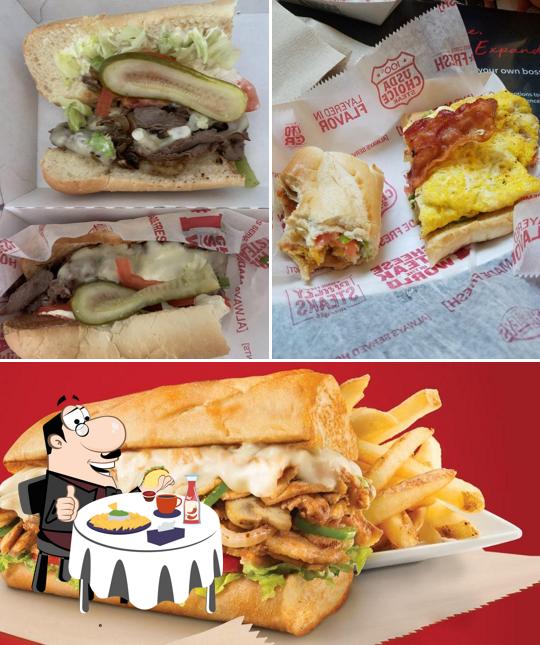 Get a burger at Charleys Cheesesteaks