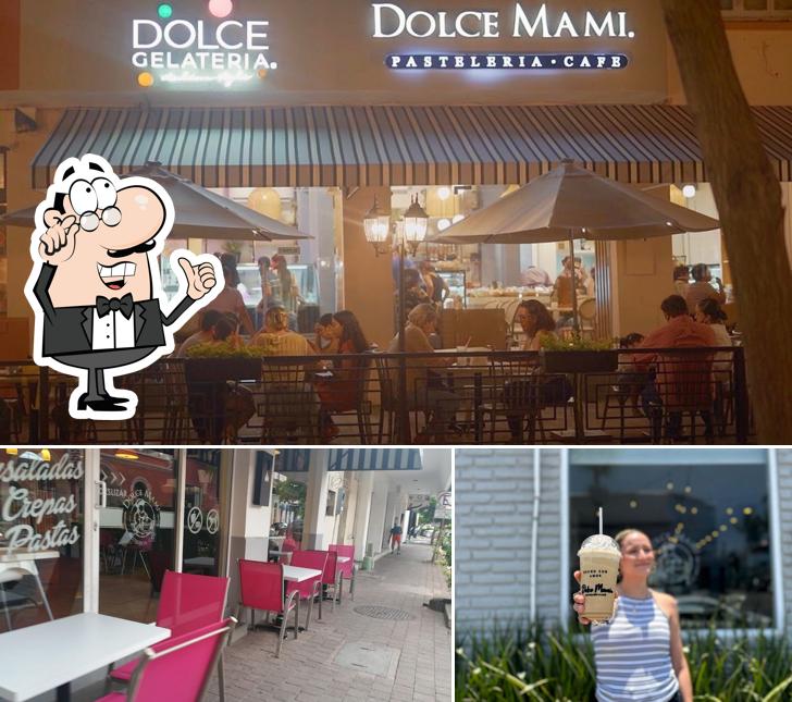 The picture of Dolce Mami’s interior and food