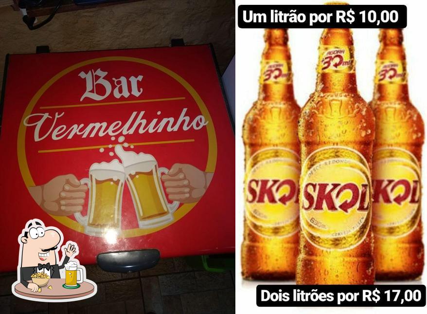 Bar Vermelhinho fornece uma opção de cervejas