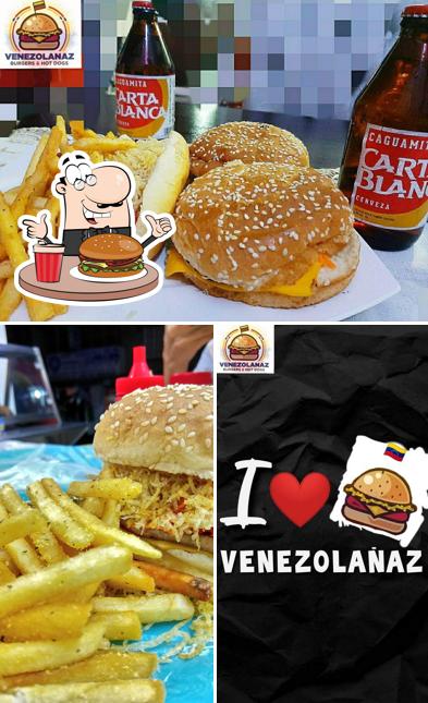 Отведайте гамбургеры в "Venezolanaz"