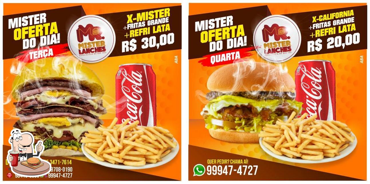 Tómate una hamburguesa en Mister lanches