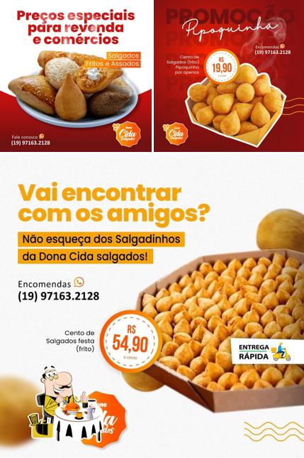 Comida em Dona Cida Salgados e Massas