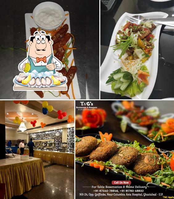 Order seafood at Tng restaurant and banquets