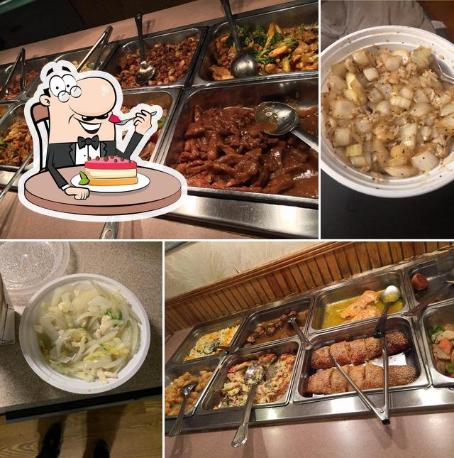 Dragon Garden Buffet serves a variety of sweet dishes