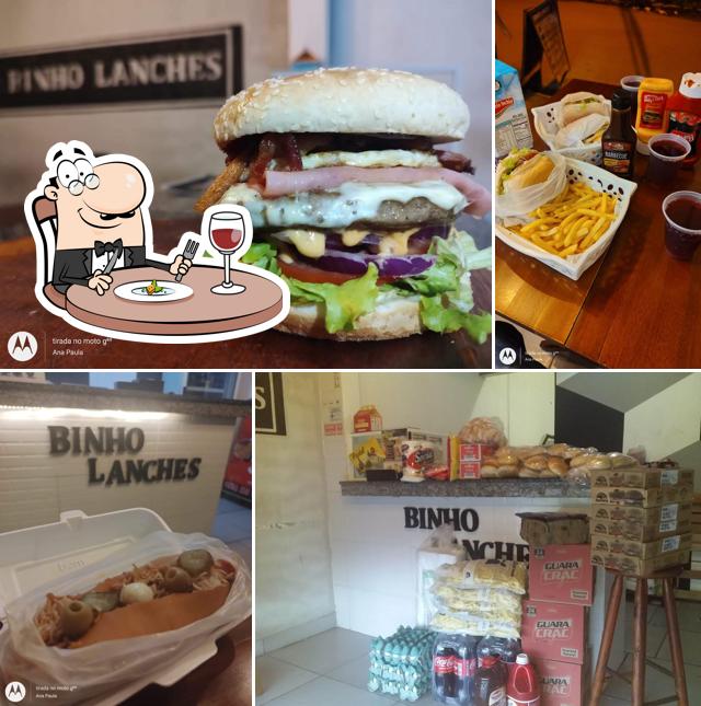 Comida em BinhoLanchesBurger