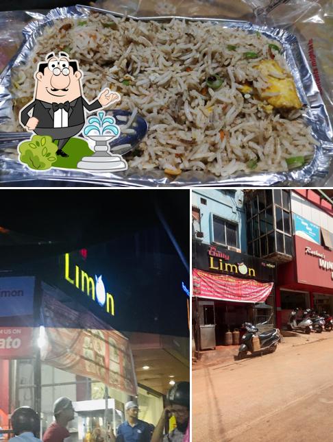 The image of Chilly Limon’s exterior and food