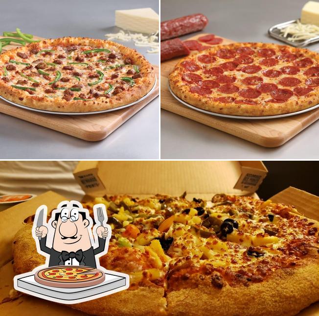 Essayez de nombreux genres de pizzas