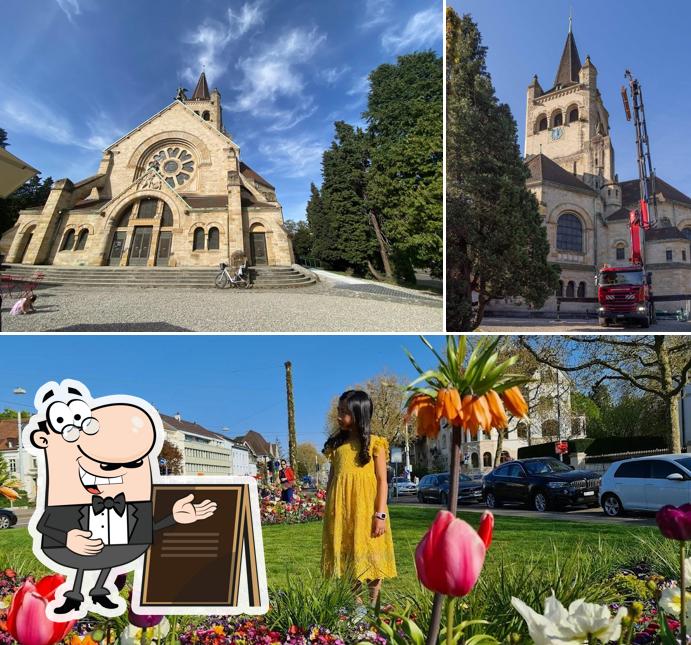 The exterior of St. Paul's Church, Basel