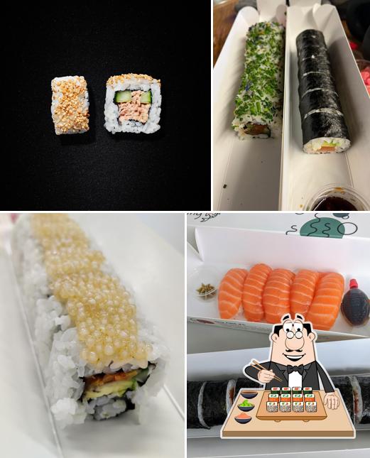 Scegli le diverse opzioni di sushi