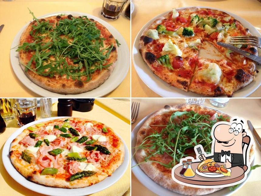 Choisissez des pizzas à Wirtschaft zur Sonne "da Michele"