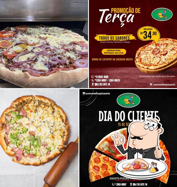 Peça pizza no Comunello's Pizzaria