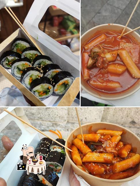 Platti al 아줌마 떡볶이 - Ajumma Tteokbokki - Street Food Coreano
