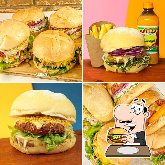 Os hambúrgueres do Azoka Vegan Burguer irão saciar diferentes gostos