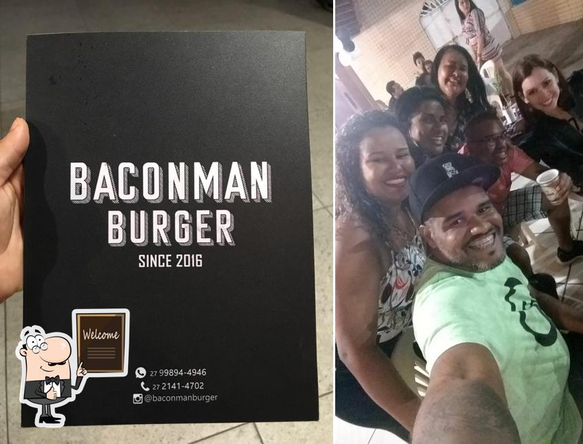 Look at this picture of Bacon Man Burger