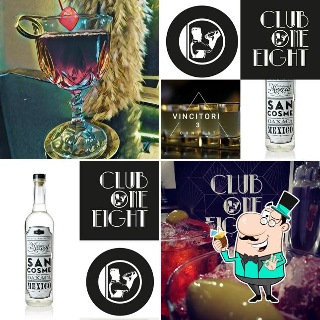 Club one-eight sert des boissons alcoolisées