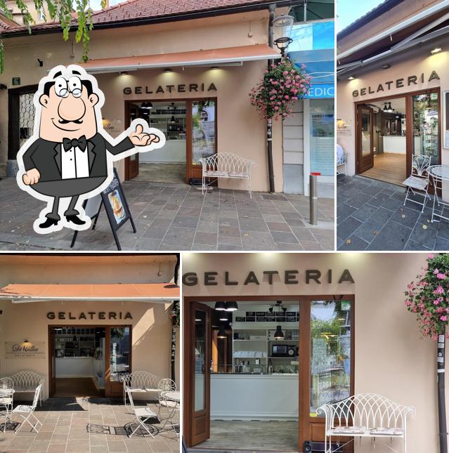 Gli interni di DIMATTEO Gelateria