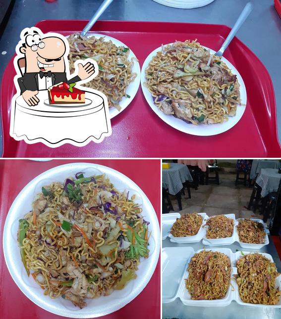 Yakisoba da China oferece uma gama de pratos doces