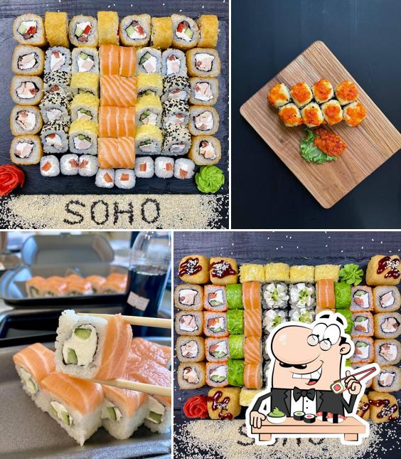 В "Сохо" предлагают суши и роллы