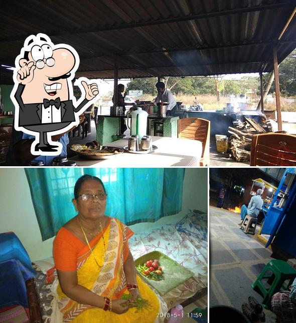 The interior of Sri Lakshmi Narasimha Tea Stall Famous at SKU