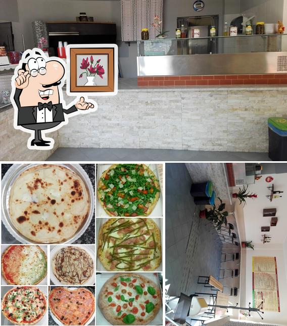 La immagine di interni e dolce da Pizzeria da Nicola