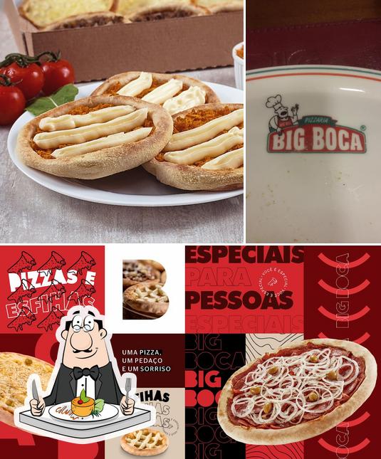 Comida em Pizzaria Big Boca