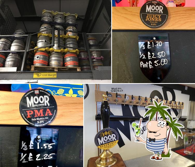 Here's an image of Moor Beer Co