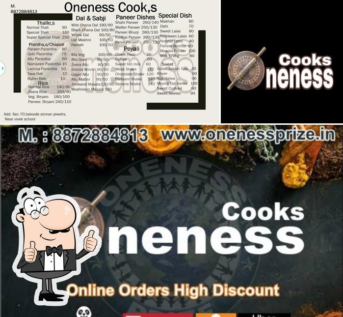 Look at the image of Oneness Cooks