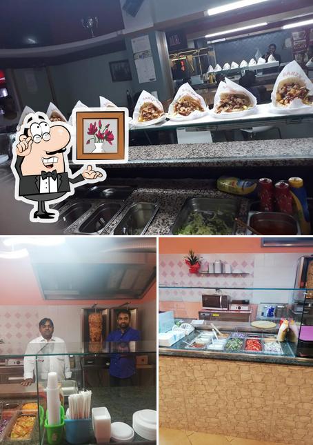 Voici la photo représentant la intérieur et dessert sur Halal Kebab & Burger Milazzo