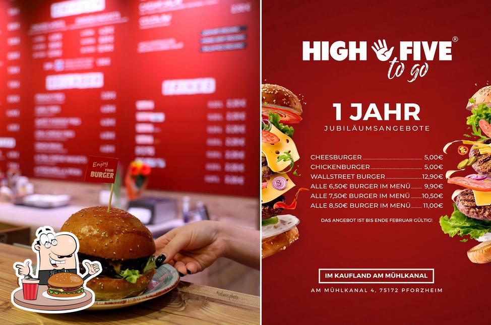 Les hamburgers de HIGHFIVE TO GO will conviendront différents goûts