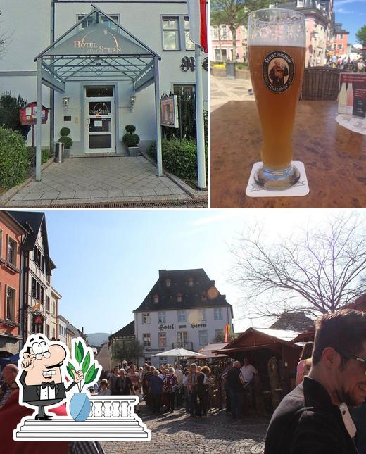 Las fotos de exterior y cerveza en Hotel zum Stern