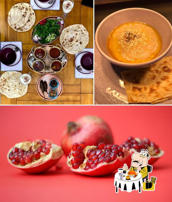 Meals at Pomegranate Persian Tea Room