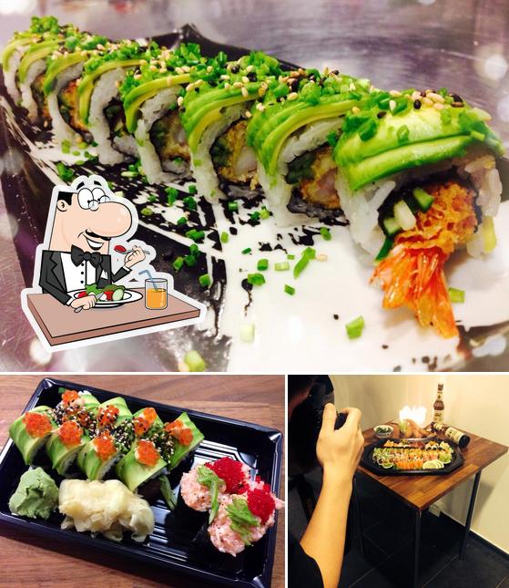 Еда в "Sushi Mio"