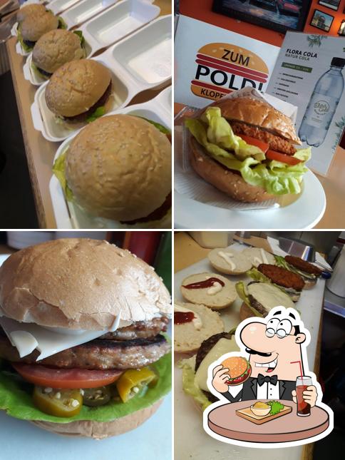 Prenez un hamburger à Zum Poldi