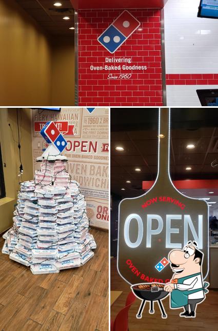 See this picture of Domino's Pizza