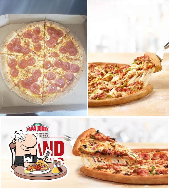 Prenez des pizzas à Papa Johns Pizza