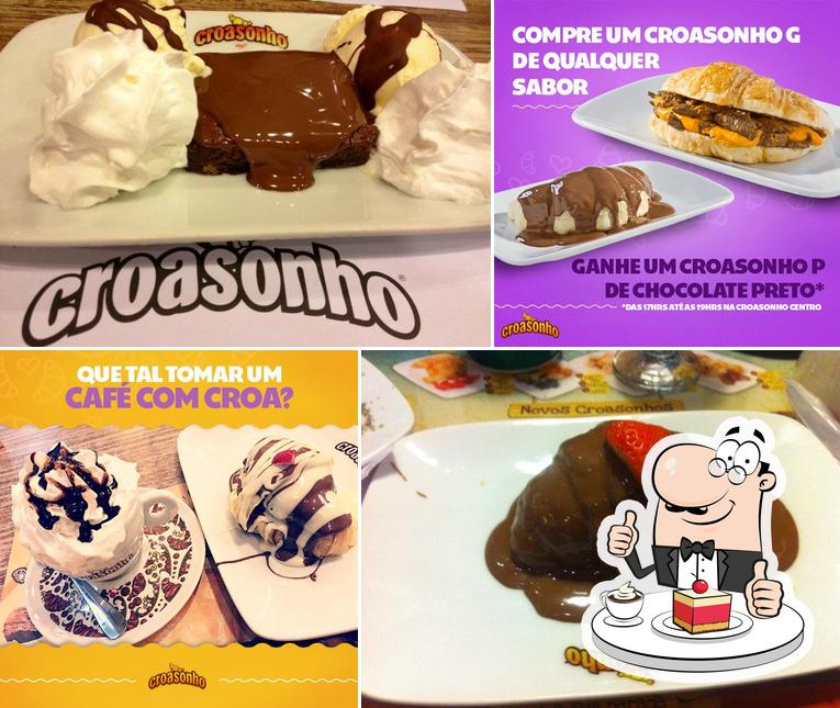 Croasonho serves a number of desserts