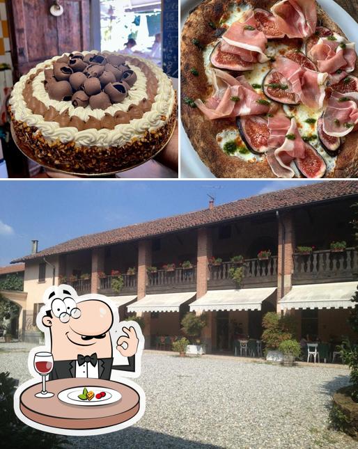 La immagine della cibo e interni di Cascina Magana